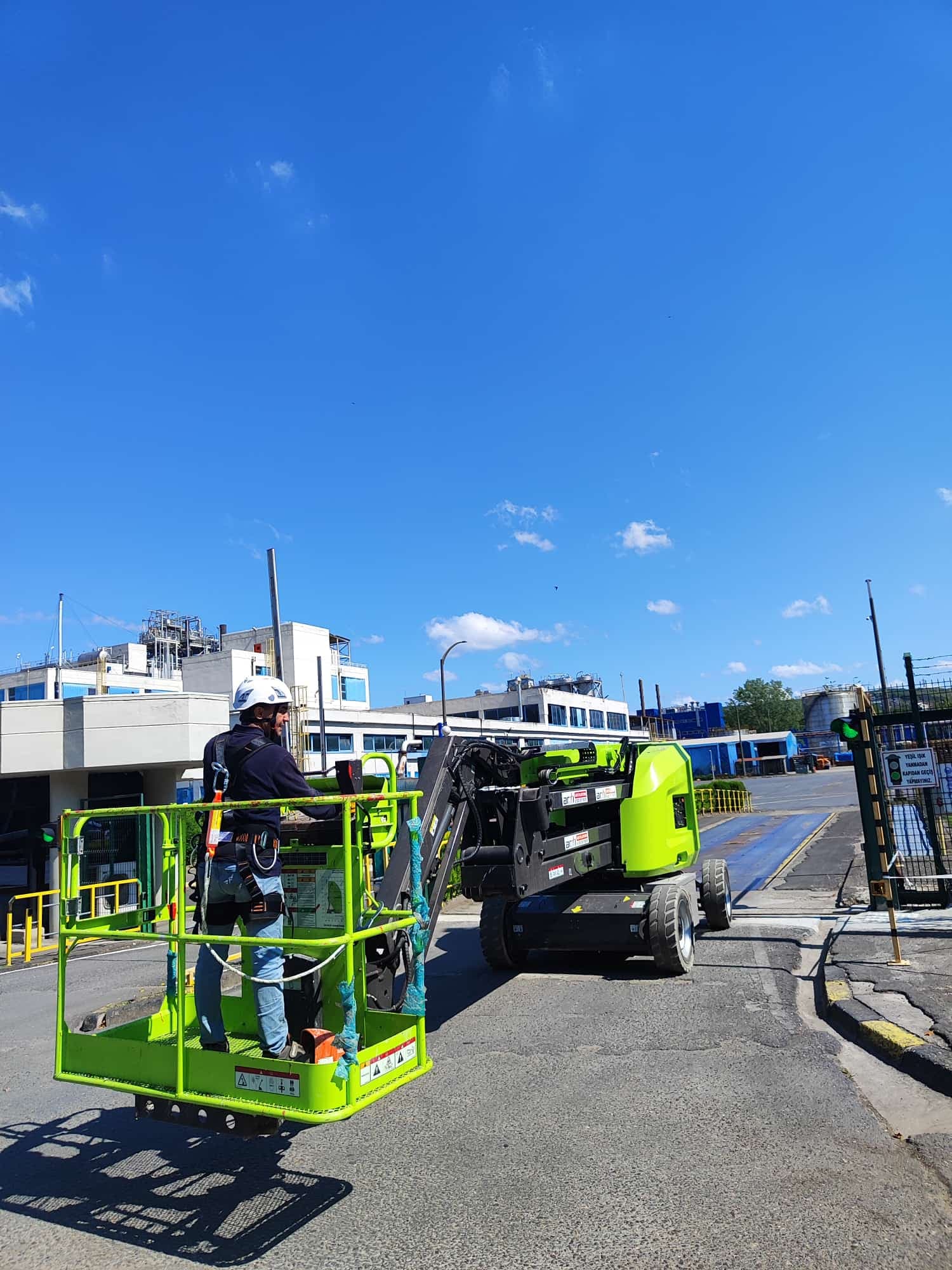 Tavşanlı Termik Santral ve Gediz Bölgesi için Platform Kiralama saha detayı